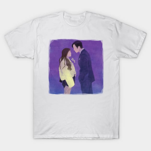 Business proposal FANART 01 - KangTae moo x Shin Ha ri T-Shirt by Giullia - Yeppeunyeppeun Art